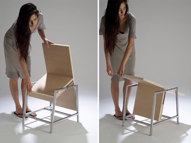 мебель трансформер - Стул и кофейный столик