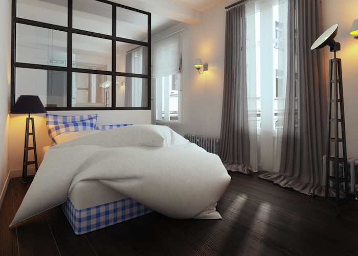 Стильный дизайн спальни 8
