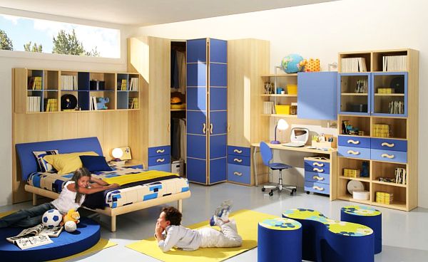 Яркий дизайн комнаты для мальчиков