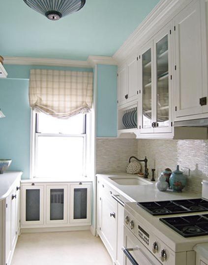 синяя кухня фото 1