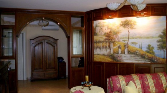 Фото гостиной с фресками