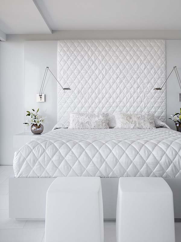 Белоснежная спальня дизайн