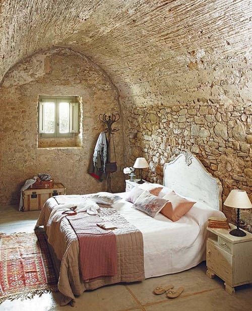 интерьер спальни в деревенском стиле фото 19
