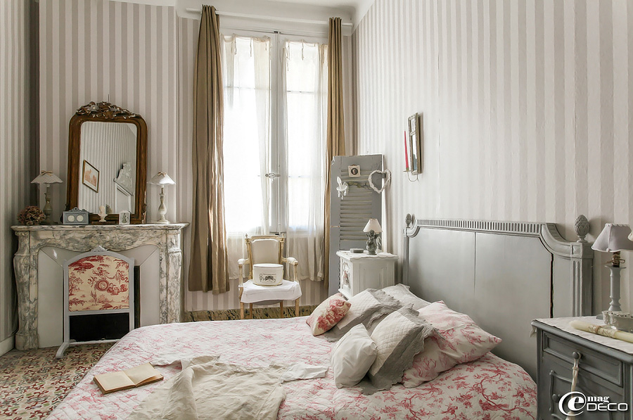 спальня во французской квартире