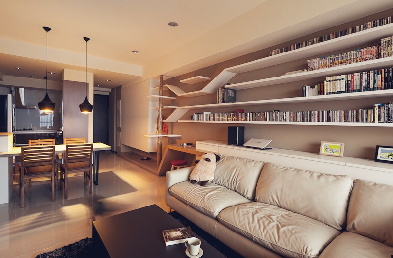 Дизайн двухкомнатной квартиры фото гостиной