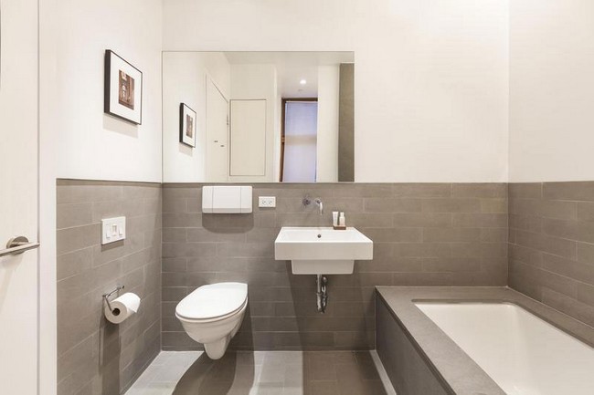 Интерьер элегантной квартиры в Сохо - ванная комната