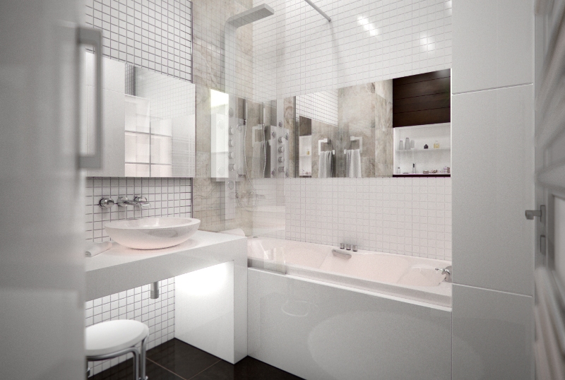 Дизайн интерьера квартиры в новостройке интерьер ванной